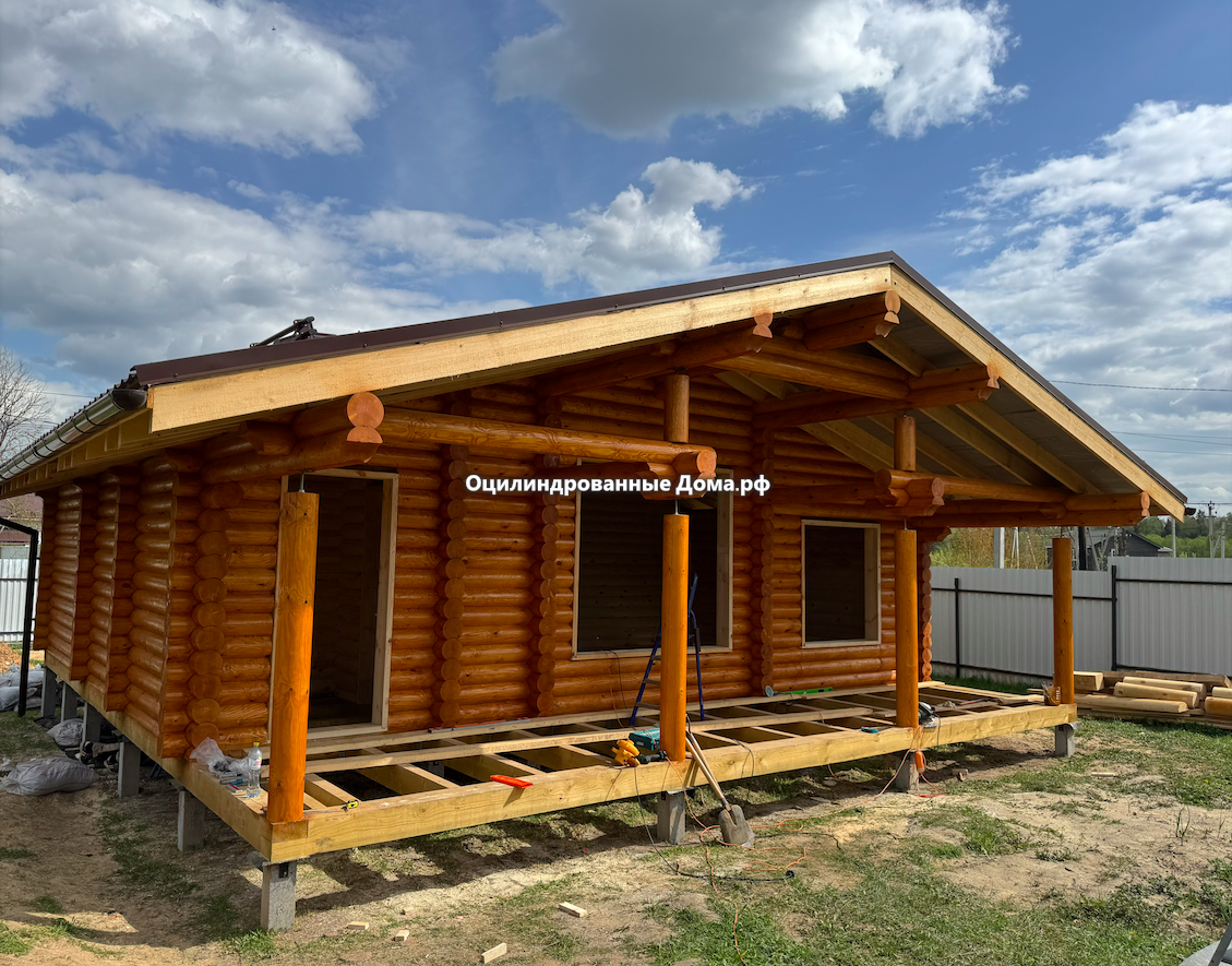 Дом из бревна Лесник